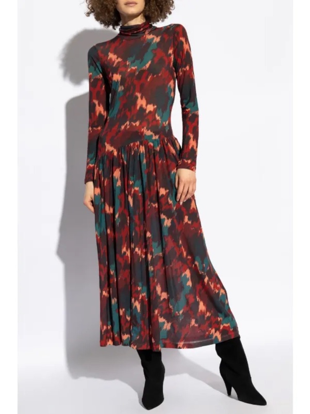 Ulla Johnson Fernanda Ametrine Maxi Dress in Orange Size L - Picture 4 of 15